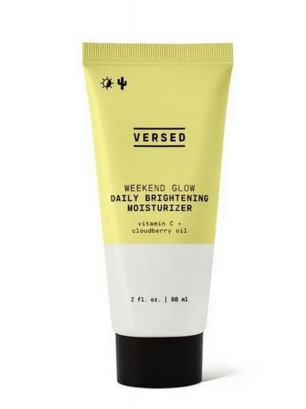 Versed Weekend Glow Daily Brightening Moisturizer — Yellow